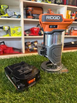 RIDGID 18V Brushless Compact Router with Battery
