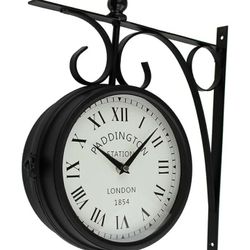 Paddington Wrought Iron Clock 