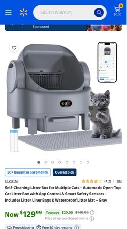 Self-Cleaning Automatic Cat Litter Box