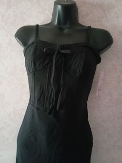 Black maxi dress