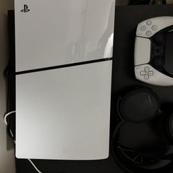PS5 Slim With Wireless Headset 