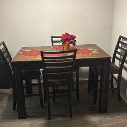 Whole Table Set (Chairs Included)