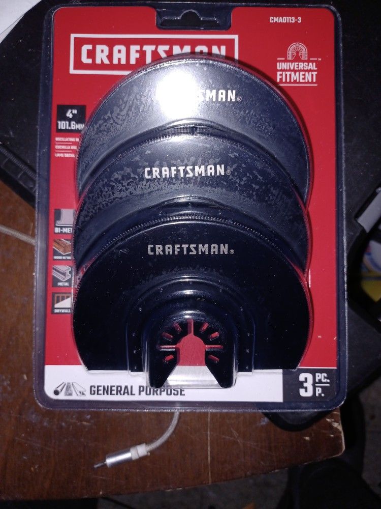 Craftsman 4-in Oscillating Blade 3 Pack