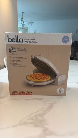 NEW Bella Flip & Store Belgian Waffle Maker – Oatmilk