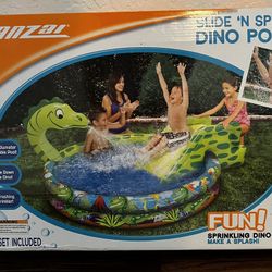 SLIDE ‘N SPRAY KIDS INFLATABLE POOL