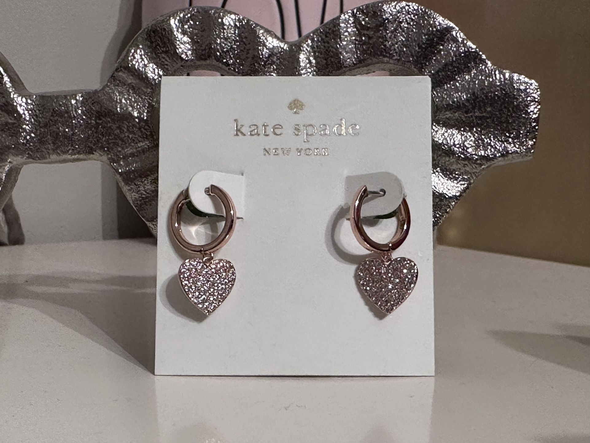 Kate spade rose gold earrings