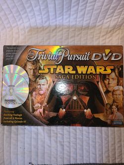 Star wars trivial pursuit with DVD