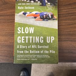 Slow Getting Up Nate Jackson Book