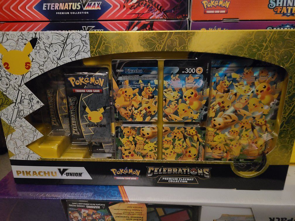 Celebrations Pikachu V Union Premium Playmat Collection