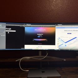 LG 49" is Curved UltraWide™ DQHD Nano IPS 144Hz HDR 400 Monitor with G-SYNC® Compatible