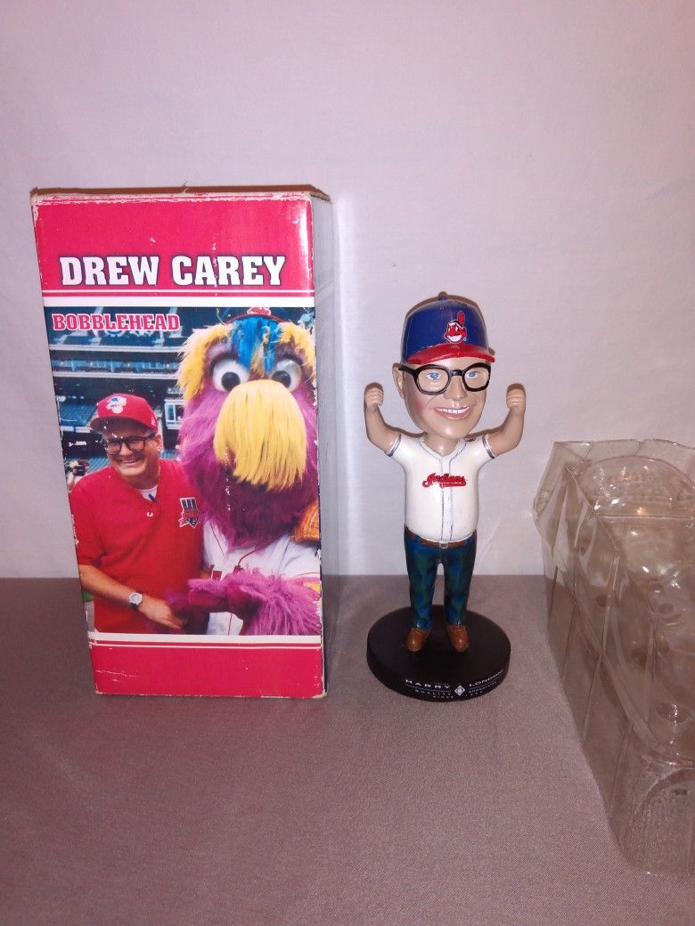 Cleveland Indians Drew Carey special edition bobblehead