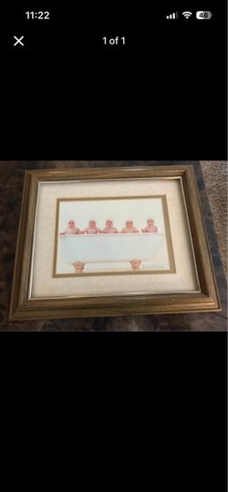 Anne Geddes Framed Baby Print