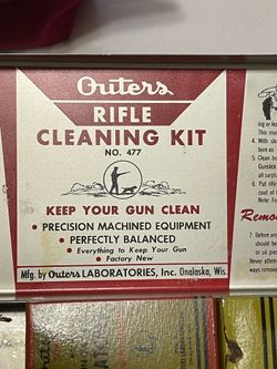 Vintage outers cleaning kit 30$