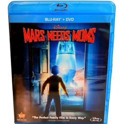 Mars Needs Moms: 2-Disc Blu-ray & DVD 2011 Disney Seth Green  Brand New 