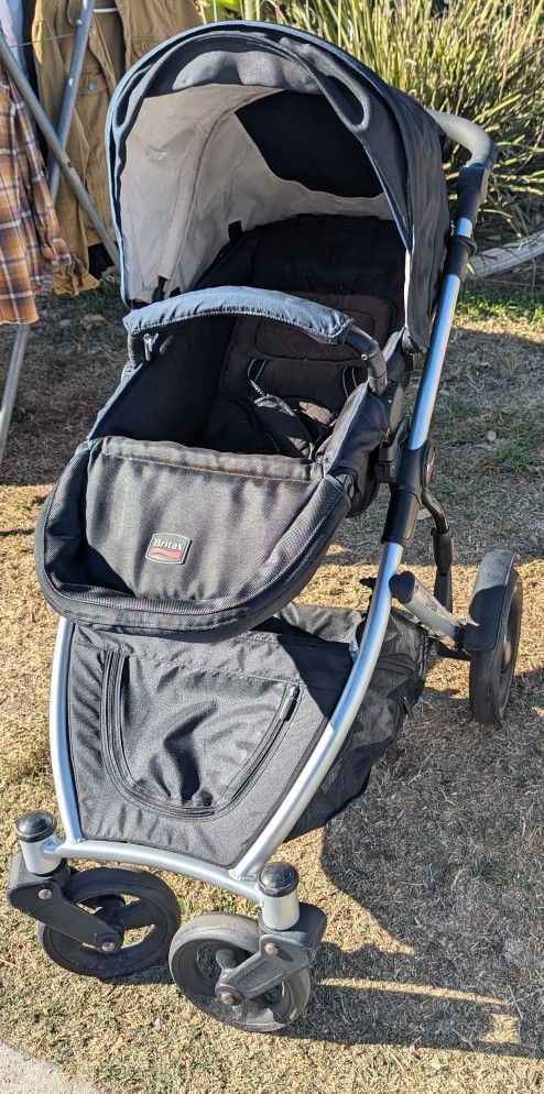 Britex Stroller Seat Comes Off For Easy Folding In Good Condition 