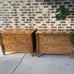 oversized mid century modern side tables