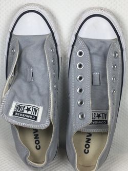Converse Chuck Taylor All Star Classic Gray Low-Top Unisex Sneaker Canvas 166710