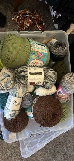 25+ skeins of yarn