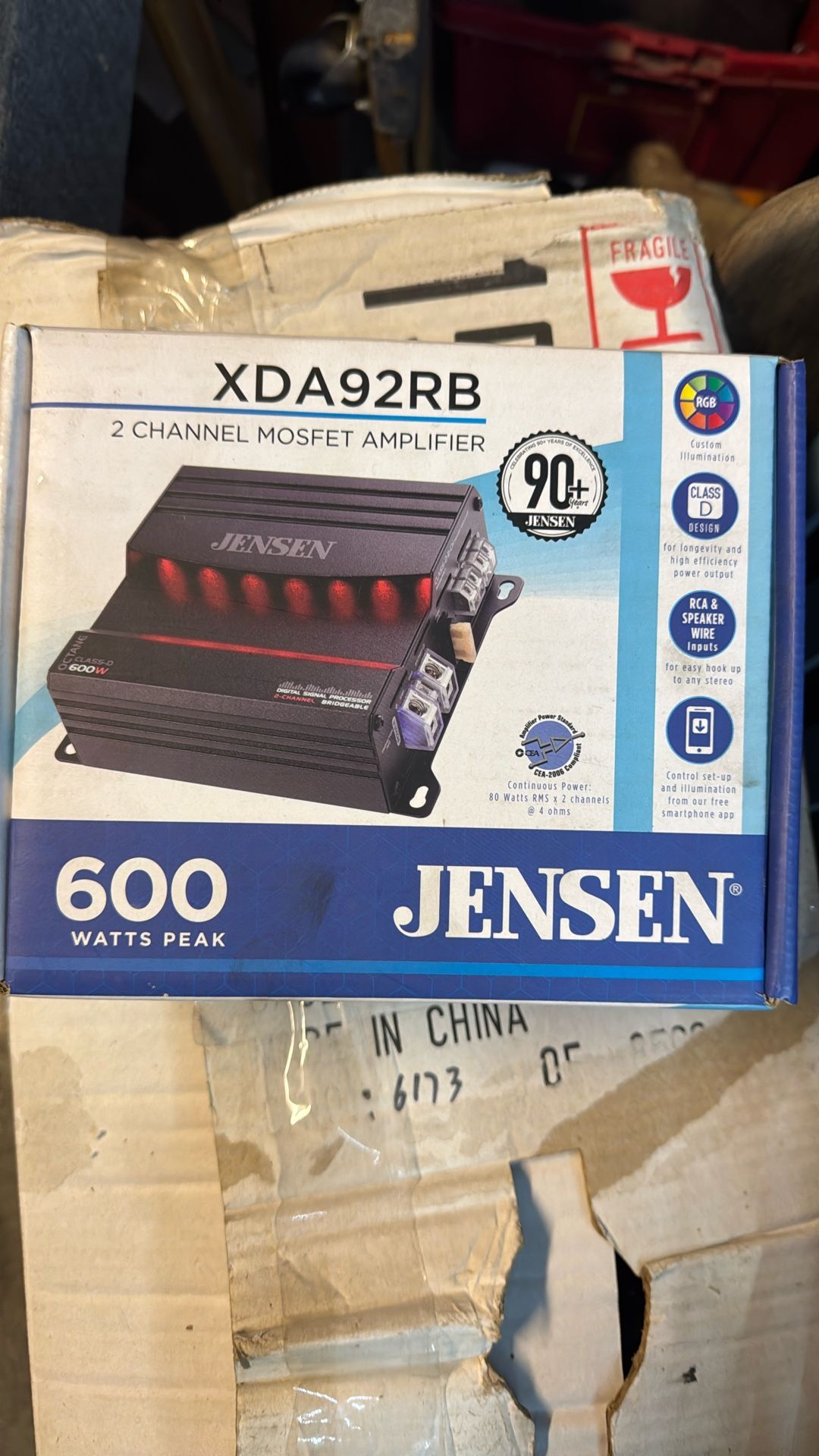 Jensen 600 Watt 2 Channel MOSFET Amp