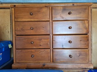 Dark maple dresser