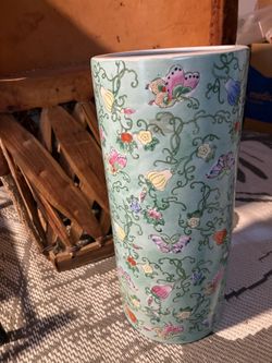 Beautiful porcelain vase