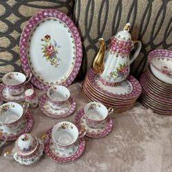 Vintage Set Of 45 PCs Of Imperial China, Made in Japan, Porcelain   