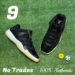 Size 9 Air Jordan 11 Retro Low “72-10” ⌚️