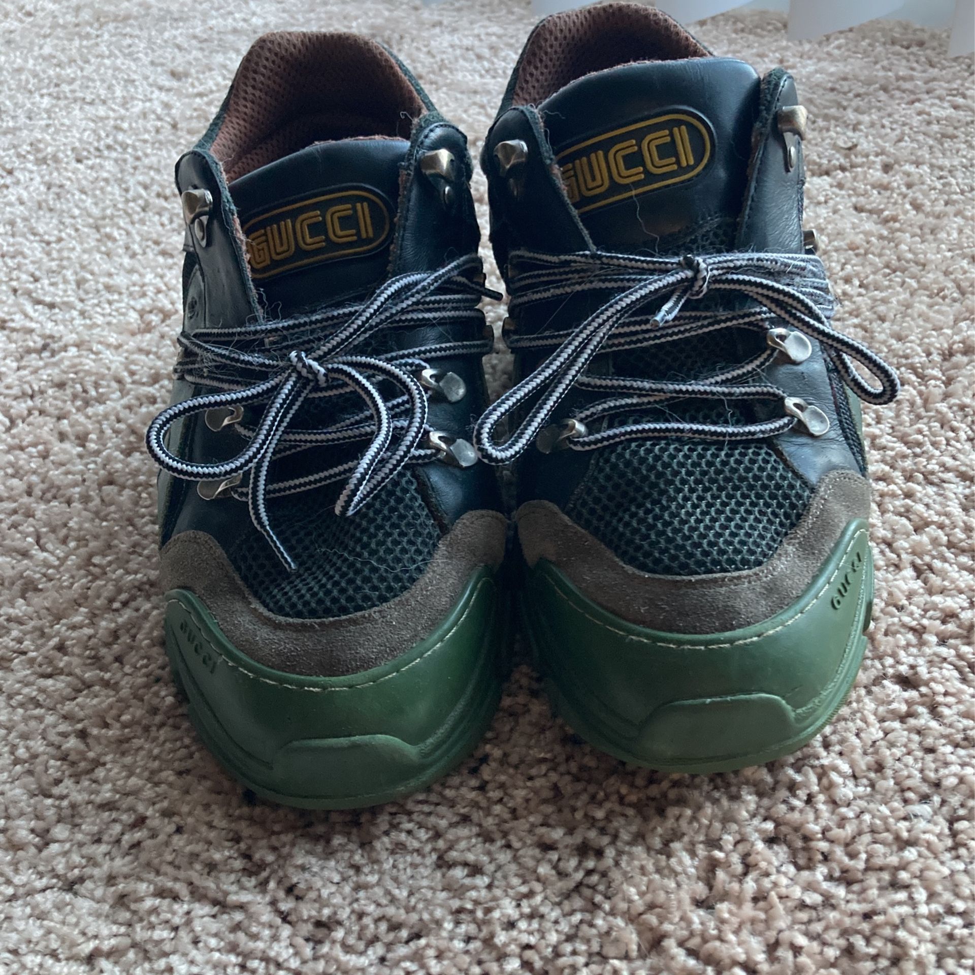 Gucci Flashtrek 'Green Black' (size 9 men’s)