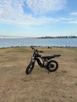 Black Fat Tire Electric Bike
