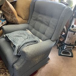 Blue Recliner Chair 