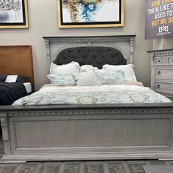 Beautiful Bedroom Set, Nightstand, No Money Down 