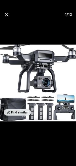 Bwine F7GB2 Pro Drones with Camera for Adults 4K UHD Aerial, 3-Axis Gimbal, 10000FT Control, 75 Mins Flight Time with 3 Batteries, GPS Follow, Waypoin