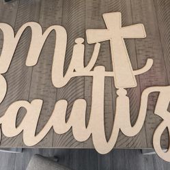Mi Bautizo Sign