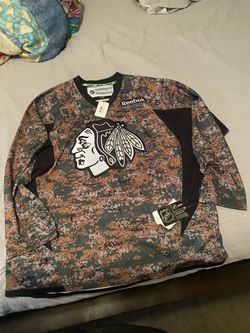 Blackhawks Camo Jersey 2XL