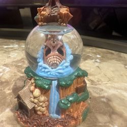 Mini Vintage Disney World Disneyland Splash Mountain Ride Snow Globe Rare, Ride Gone