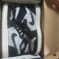 Size 9.5 - Air Jordan 1 Zoom CMFT Black Light Smoke Grey