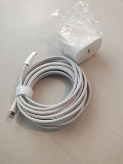 Apple Fast-charging iPhone charger. 3 feet long. Compatible with iPhone 10/11/12/13/14/15/https://offerup.com/redirect/?o=MTYuTkVX.