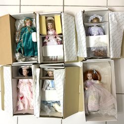 Collectable Porcelain Dolls 12 “ High 