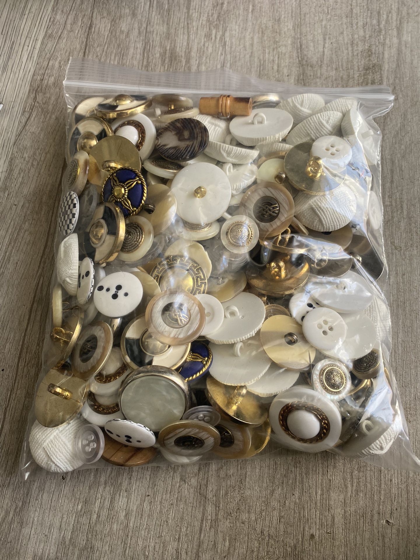 Vintage Gold & Silver Buttons