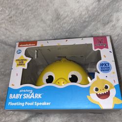 Pinkfong Baby Shark Floating Waterproof Bluetooth Speaker for Pool