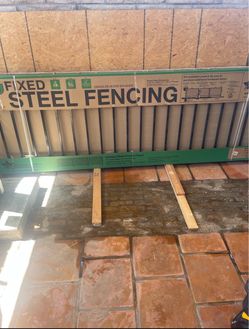 Fixed Welded Steel Fence Panel