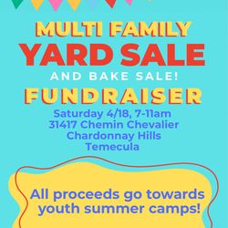 Yard Sale! Youth Fundraiser!