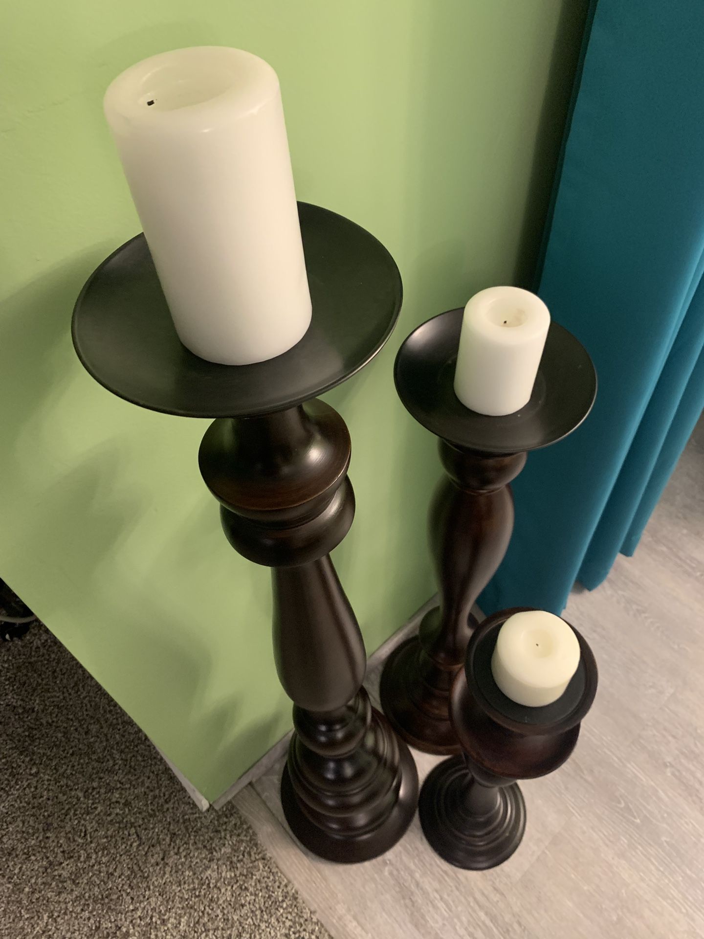 Candle Stands, Pillars, Height L42 M33.5 S24.5