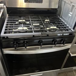 Whirlpool 30” Gas Range Stainless Steel 