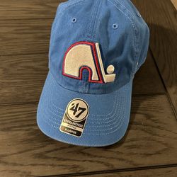 47' Brand Franchise Quebec Nordiques Fitted Size XL Cap Hat NWT NHL Blue