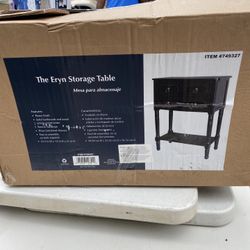 Brand New Ebony Wood End Table