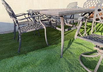 Patio table set