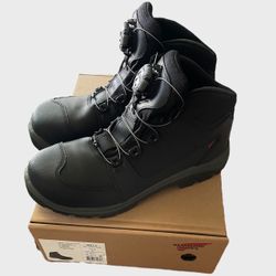Red Wing Tradesman 5 Inch Waterproof Safety Toe Hiker Work Boots Black Size Men’s 10.5