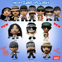 BIGHEADZ  Homies Plush Dolls