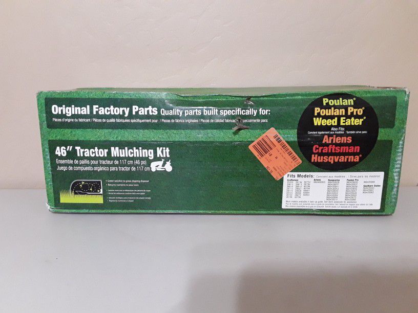 Poulan Pro Mulch Kit with Blades Fits Lawn Tractors with 46 Inch Decks MK46